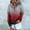 Red, variant on Dyfzdhu Gradient Hoodies for Women Casual Long Sleeve Oversized Sweatshirt Button Pullover With Pocket Red