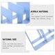 thumbnail image 3 of unbranded Sujetalibros Acrílico Azul Resistente Para Documentos Y Libros En O, 3 of 8