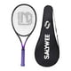 thumbnail image 4 of Raqueta de tenis de fibra de carbono para adultos, mango cómodo, práctica personal Púrpura, 4 of 8