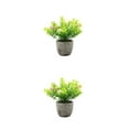 thumbnail image 1 of kurtrusly Realistic Artificial Succulent Low Maintenance Elegant Easy To Clean Artificial Money Tree In Pot pink babysbreath 2Set, 1 of 6
