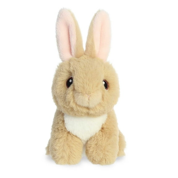 Aurora - Mini Brown Eco Nation - 4" Mini Tan Bunny - Responsibly Made Stuffed Animal