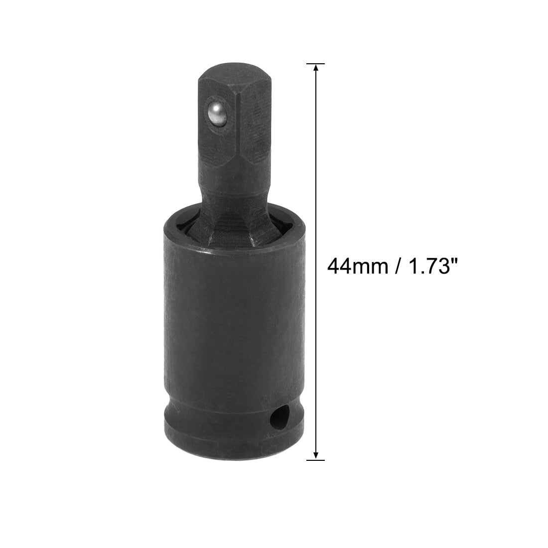 Unique Bargains Universal Joint Swivel Socket Cr-V 1/4"