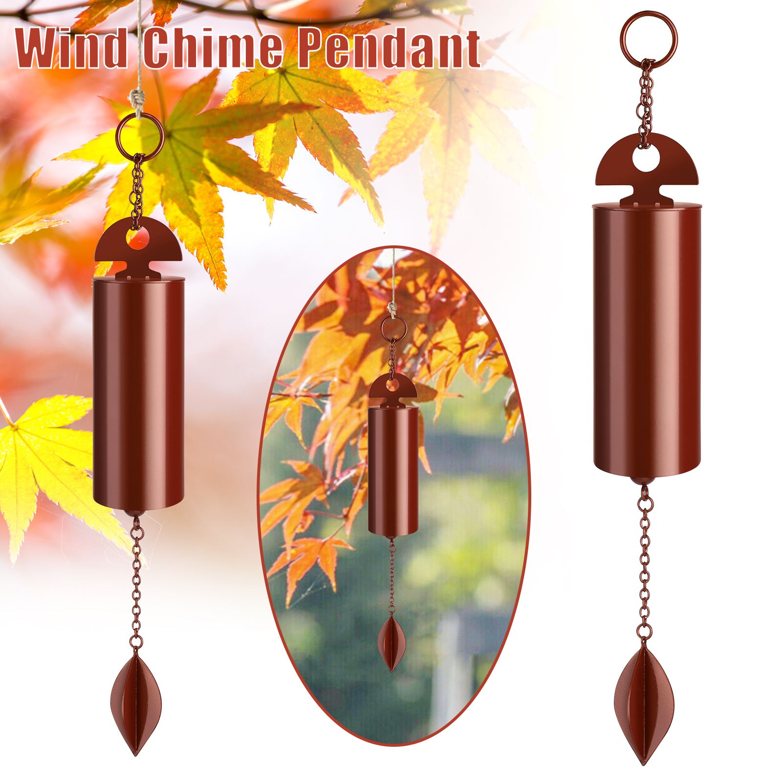 Large Deep Resonance Serenity Metal Bell Heroic Wind Chimes Outdoor