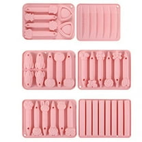 6 Pcs Crayon Molds Oven Safe Silicone Mold 3D Cavity Melting Assorted Reusable Recycling