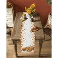 thumbnail image 4 of Table Runners 70 Inches Long Dress Scarves, Orange Thanksgiving Farmhouse Coffee/Dining/Kitchen Table Decor, Holiday Table Runner, Fall Truck Pumpkins Maple Leaves 13x70 Inch, 4 of 7