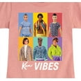 thumbnail image 3 of Barbie - Ken Vibes - Girls Fitted Short Sleeve Graphic T-Shirt, 3 of 5