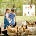 thumbnail image 5 of Sturdy Chicken Perch Toy for Coop | Wooden Roosting Bar with Metal Ground Plug | Backyard Playground for Poultry Chicks, 5 of 6