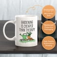 thumbnail image 3 of Gardening is Cheaper than Therapy 11oz Plastic Coffee Mug, 3 of 3
