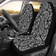 thumbnail image 2 of ABPHQTO Juego de 2 fundas de asiento de coche elegante Paisley Mandala Universal Auto asientos delanteros Protector apto para coche, SUV sedán, camión, 2 of 3