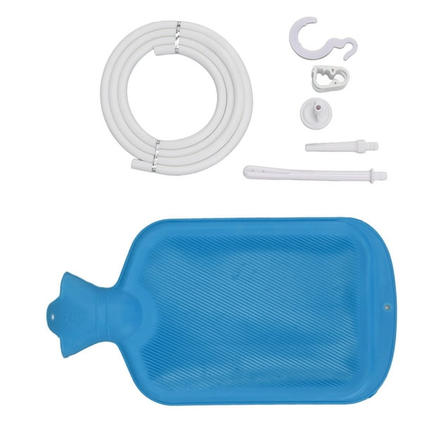 Home Enema Bag Set,2L Home Enema Bag Corrugated Hose Enema Bag Kit L