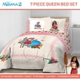 thumbnail image 2 of Disney Moana Ensemble de Literie Grand - 7 Pcs Comprend Ensemble de Draps et Oreiller, 2 of 8