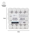 thumbnail image 3 of Vela Mainstays Miniatura Sin Aroma 50 Piezas, 3 of 4