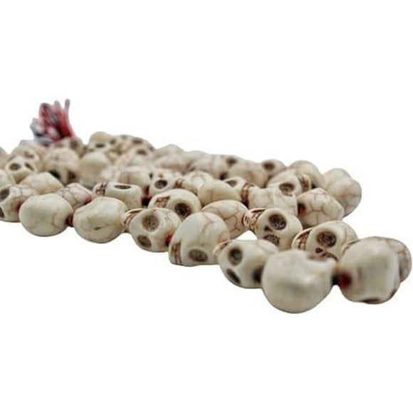 Mund mala || Mund Mala for Puja | Skull Mala for Godess Kali Pooja | Indian Item Pack of 1, KISL01042024018