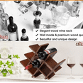 thumbnail image 6 of Countertop Wine Rack, Tabletop Wine Holder for 8 Bottle Wine,（Auburn Color Mahogany）, 6 of 6