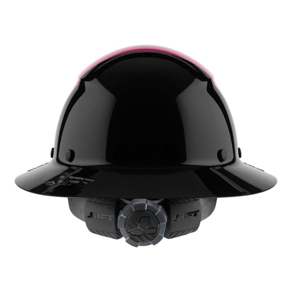 Lift Safety Dax Fifty/50 Full Brim Hard Hat Pink Fiber Resin