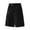 (Casual 110)Black, variant on Big Tall Shorts for Men Plus Size Bottoms Casual Fashion Summer Solid Color Multi Zipper Pocket Elastic Waist Oversize Loose Short Pants