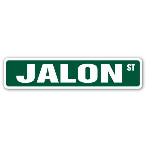 JALON Street Sign Childrens Name Room Sign | Indoor/Outdoor | 36" Wide