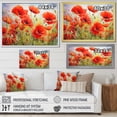thumbnail image 4 of Designart "Pulsating Radiance Of Red Poppies" Poppies Canvas Wall Art, 4 of 7