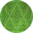 thumbnail image 1 of Ahgly Company Indoor Round Southwestern Green Country Area Rugs, 7' Round, 1 of 1