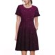 thumbnail image 1 of Disketp Dark Purple Glitter para Vestido de Manga Corta para Mujeres, Vestidos de Verano para Mujeres, Casual y Holgado para la Playa, 1 of 6