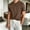 Coffee, variant on COSFO Ribbed Men Tee Shirts Black Short Sleeve Summer Shirt Ice Silk Pullover Slim Fit Casual Crew Neck Tops