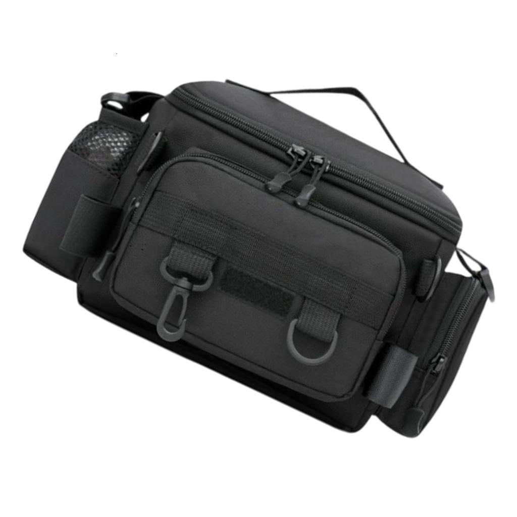 Yihuala Multiple Pocket Fishing Gear Carrying Bag Portable Outdoor Fishing Tackle Bag Waterproofs Oxford Cloth Shoulder Bag