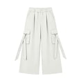 thumbnail image 7 of Abomasnow Cargo Capri Pants for Women Hight Waisted Baggy Cropped Pants Casual Wide Leg Lounge Bottoms with Pockets, 7 of 7
