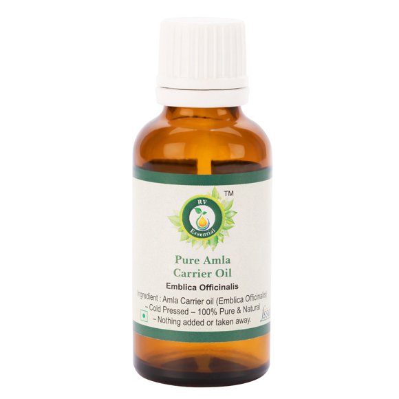 Amla Oil Emblica Officinalis Pure Natural Cold Pressed For Hair Growth Amla Hair Oil Rare Herb Series 15ml 0.507oz By R V Essential