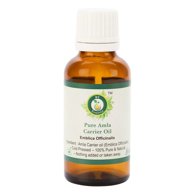 Huile d'Amla Emblica Officinalis Pure Naturelle Pressée à Froid pour la Pousse des Cheveux Huile Capillaire d'Amla Rare Herb Series 50ml 1.69oz par R V Essential