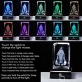 thumbnail image 2 of Estatua de la Virgen María de cristal 3D de Lamp Movdyka, 5,1 x 5,1 x 3 cm LED, 2 of 6