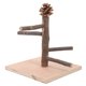 thumbnail image 4 of Percha para pájaros, soporte de mesa para pájaros, percha de entrenamiento para loros, periquitos, cotorras, 4 of 7
