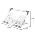 thumbnail image 3 of Soporte plegable Pisexur para portátiles y tabletas, ajustable, universal para equipos de menos de 17 pulgadas, elevable y con disipación de calor, ideal para niños y organizador de electrónica., 3 of 9