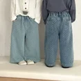thumbnail image 3 of Pantalones vaqueros para bebés de 1 a 8 años, pantalones rectos sueltos para niños, pantalones de pierna ancha para niñas, nuevos pantalones de lunares para niños de primavera y otoño 2025, 3 of 6