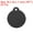 Black, variant on Uxcell Metal Round Stamping Blanks Tags Blank Tag with Hole for Engraving Black