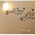 thumbnail image 1 of Calcomanía De Pared Con Ramas De Árbol Y Pájaros, Vinilo Adhesivo Para Guardería, Hojas De 40 Pulgadas De Ancho X 18 Pulgadas De Alto, Como Se Muestra (Negro Mate), 1 of 5