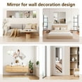 thumbnail image 7 of Mirror Wall Full Length,12X12 Inch Unbreakable Mirror Tiles for Bedroom Home Gym Door, Acrylic Squares Mirror Full Body Shatterproof Mirror Stickers for Walls, Mirror Sheets (4pcs), 7 of 7