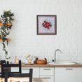 thumbnail image 3 of Stupell Industries Eclectic Red Cherries over Pink Stripes Black Framed Giclee Art, 12 x 12, by Rachael Reese, 3 of 8