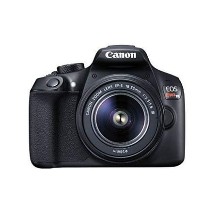 Canon EOS Rebel T6 Digital SLR Camera Kit with EF-S 18-55mm f/3.5-5.6 DC III Lens (Black)