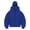 Blue, variant on Unisex Solid Color Zip Up Hoodie, Double Hood Design Windproof Fleece Lined Pullover with Pockets, Winter Warm Face Cover Sweatshirt for Outdoor Sports Streetwear Pink L