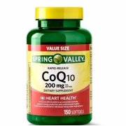 Spring Valley Co Q 10 Rapid Release Softgels, 200 mg, 150 Ct EXP: 2/2024
