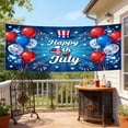 thumbnail image 6 of Memorial Day Saving!4th of July Decorations, 4th Of July Background Cloth Set Stylish Patriotic Decor Photo Scene Hanging Fabric For Independence Day Home Yard Party Picture Use, 6 of 7