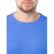 Athletic Works Men's and Big Men's Core Linear Mesh Active Short Sleeve Tee, Sizes S-3XL