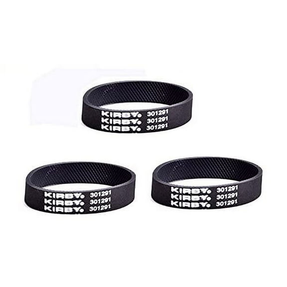 Genuine Vacuum Belt for Kirby 301291S (3-Pack)