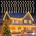 thumbnail image 6 of 2 Pack 35FT 440LED Christmas Icicle Lights With Remote,11 Modes,IP44 Waterproof,Timer & Memory Fuction,Connectable,Dimmable,Plug In Dual Color Changing String Lights(Warm White & Cool White), 6 of 8