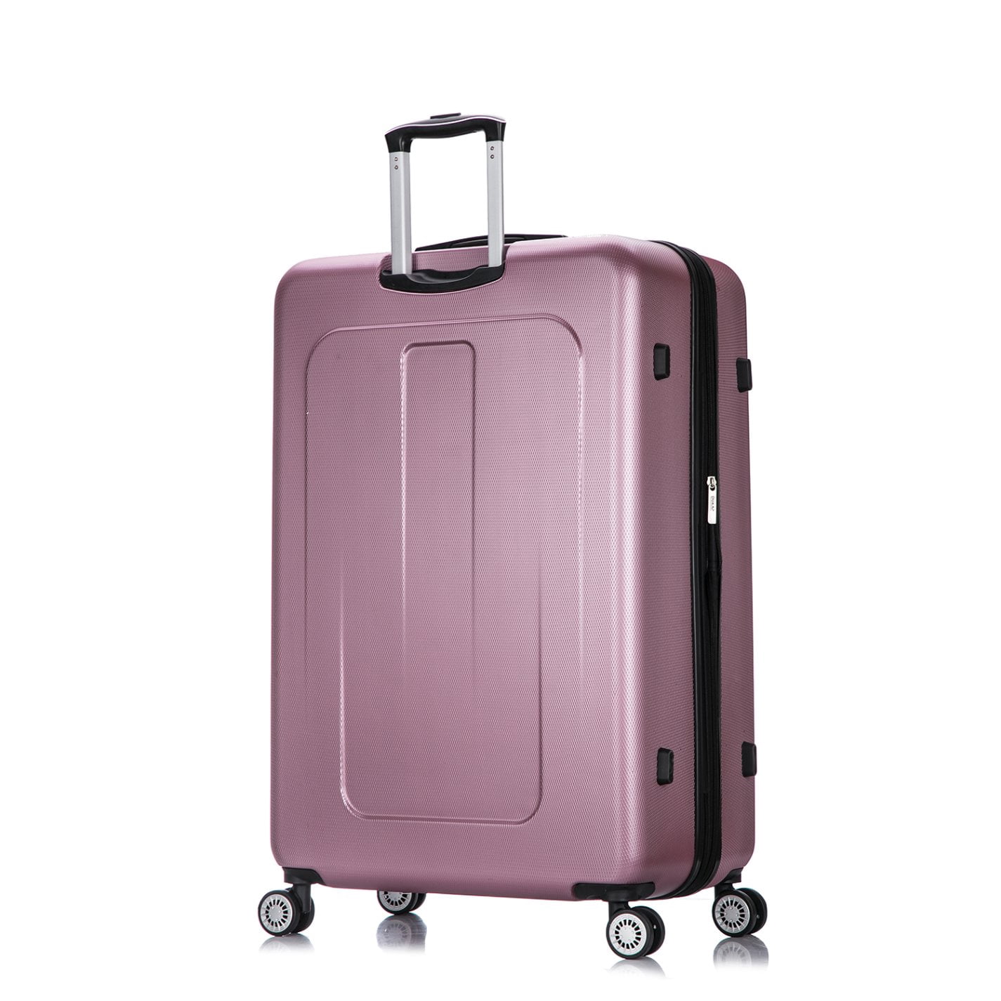 DUKAP Crypto 32" Hardside Lightweight Luggage with Spinner Wheels, Handle and Trolley, Rose Gold