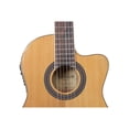 thumbnail image 4 of Guitarra Electroacústica BABILON MALAGA CET-CDN Cuerdas de Nylon beige, 4 of 5