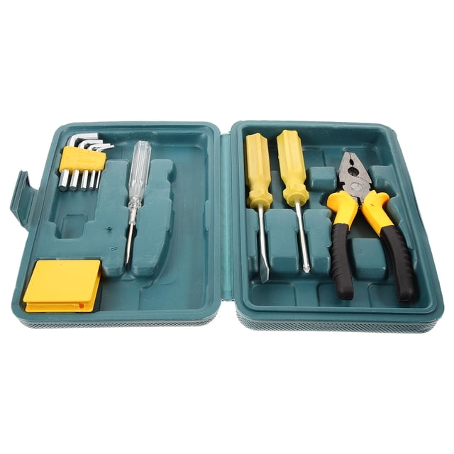 MasteelfCA 11 Pcs Ensemble de Tournevis Kit d'Outils de Réparation avec Clé Hexagonale Allen, Scie Manuelle, Pinces pour Voiture
