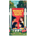 thumbnail image 4 of Women's History Month Colorful Celebration Banner Event Decor Backdrop Outdoor Indoor Party Supplies Photography Props Decorations Display, 4 of 7