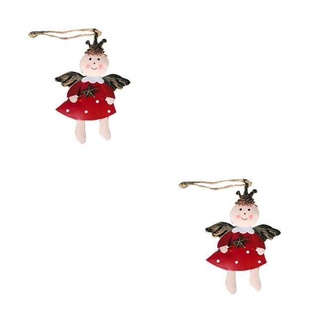 maskred 1/2/3 Angel Doll Christmas Tree Decoration Pendant Hanging Festival Party Home Decor 3 2PCS