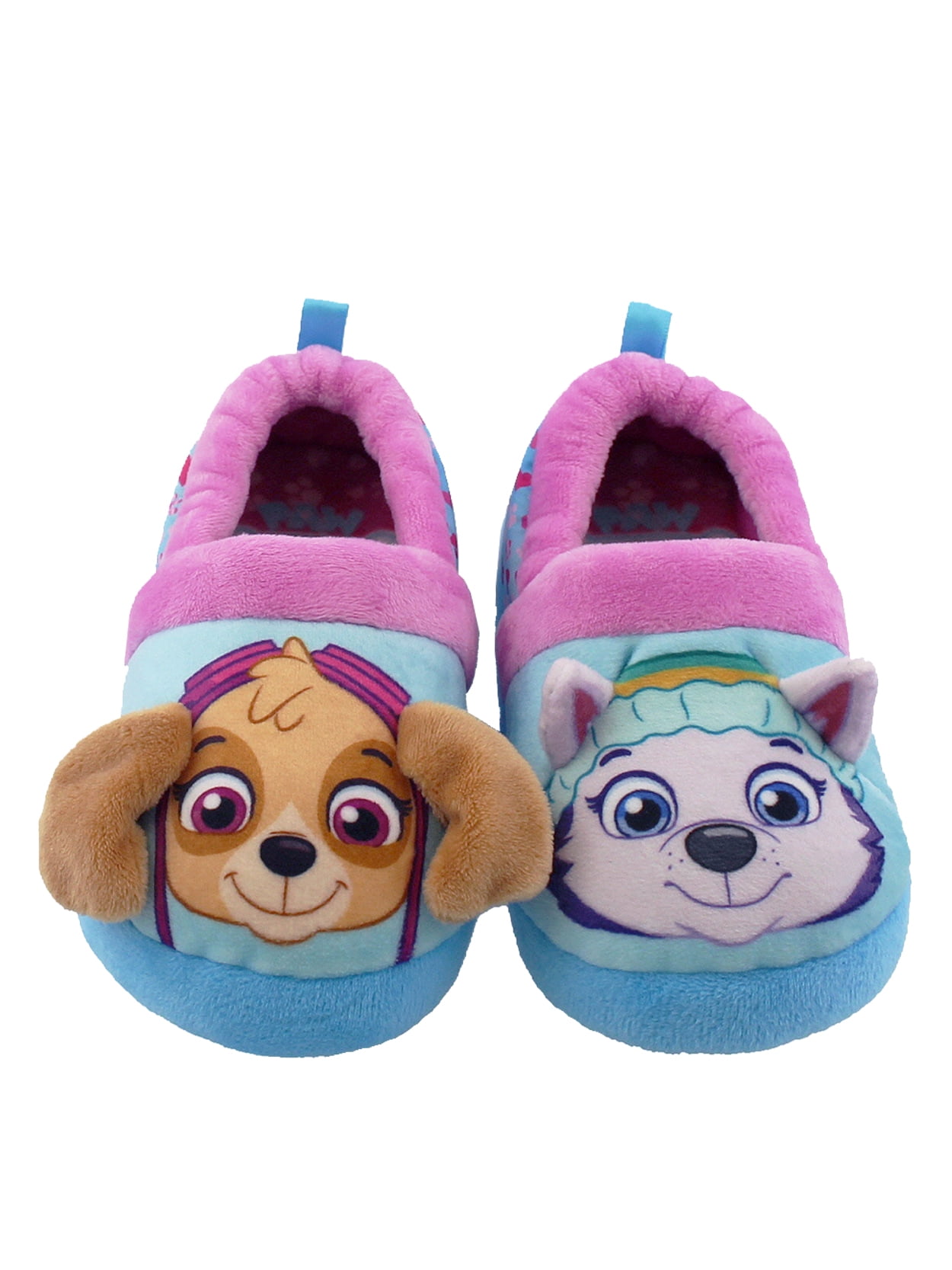 size 7/8 NWT Toddler Girls PAW PATROL SKYE Cushioned Slippers 